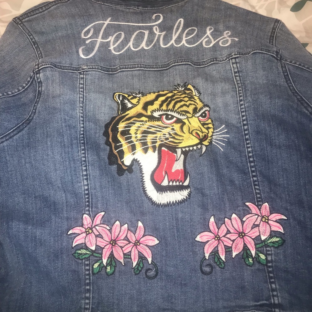 Torrid Embroidered Denim Jacket